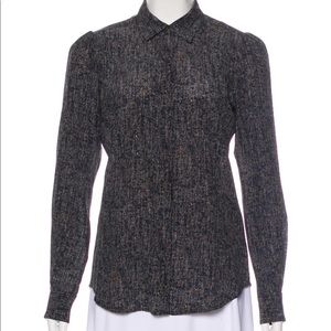 Theory silk blouse